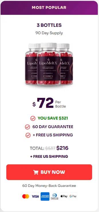 Buy LipoMeltX 3 Bottle
